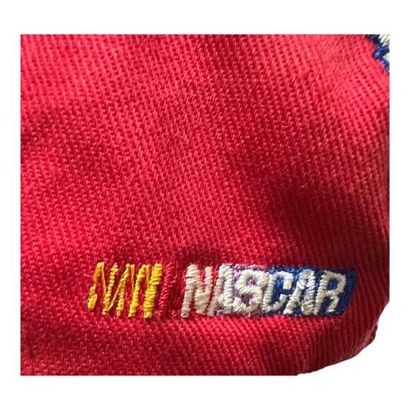 Vintage Budweiser Racing Bill Elliott #11 Nascar Snapback Hat Checkered Flag - Picture 5 of 7